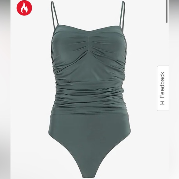 Express Tops Express Body Contour Compression Bodysuit Poshmark